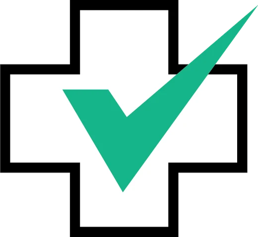 Medically Correct cross badge