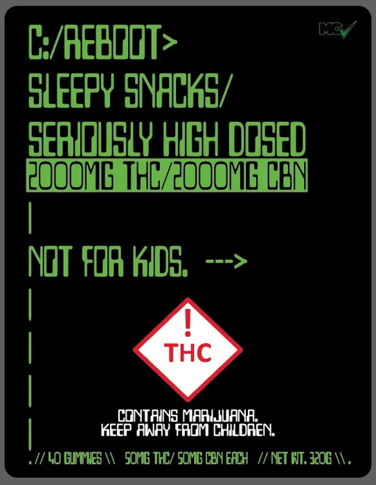 Quiq Sleepy Snacks package